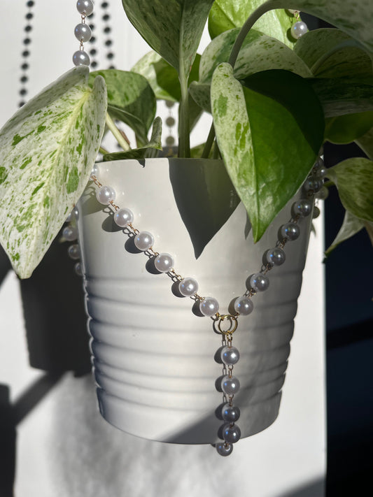 Elevate Your Plant Display with Our Handmade Pearl Plant Hangers