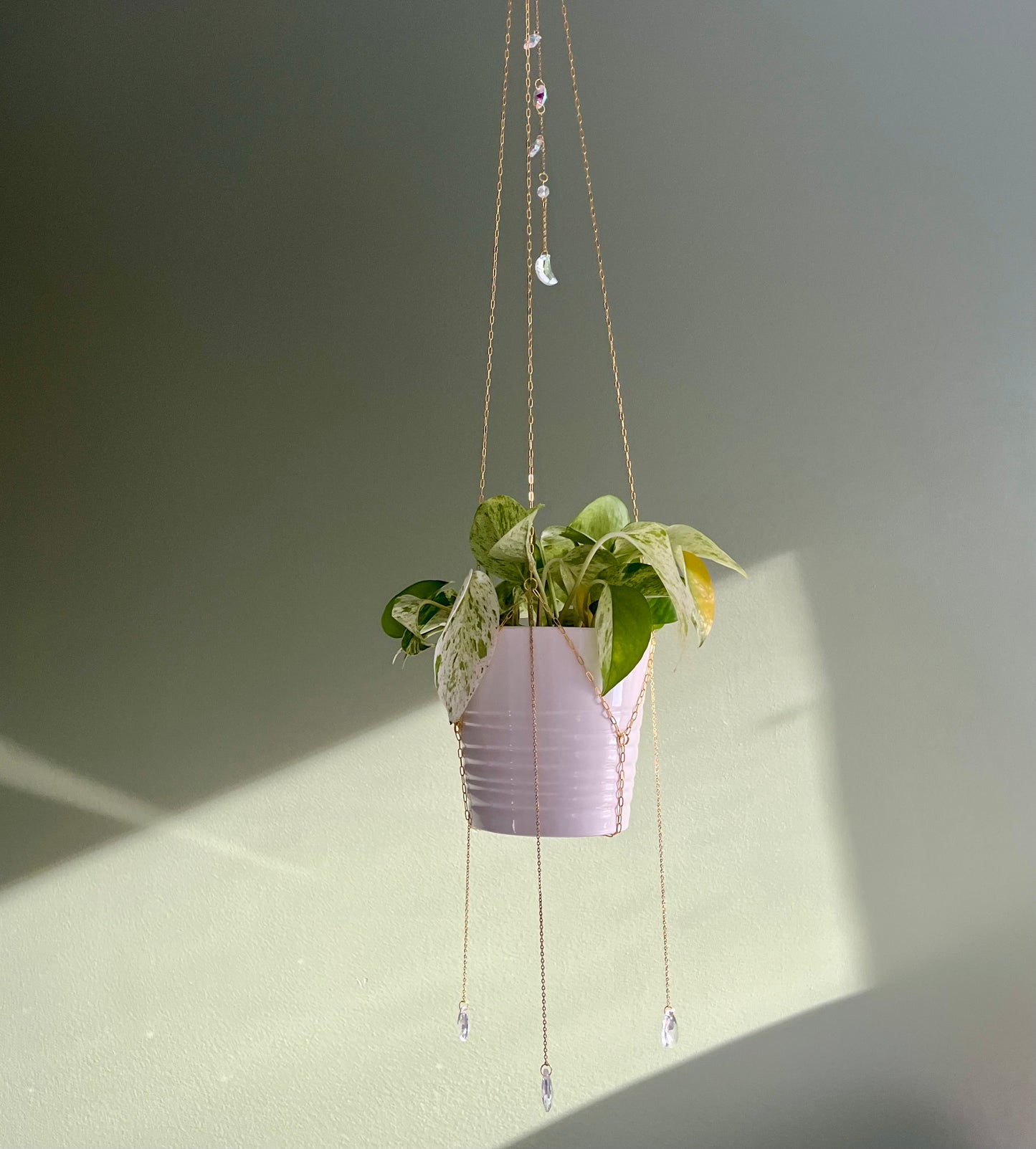 Golden Paper Clip Suncatcher