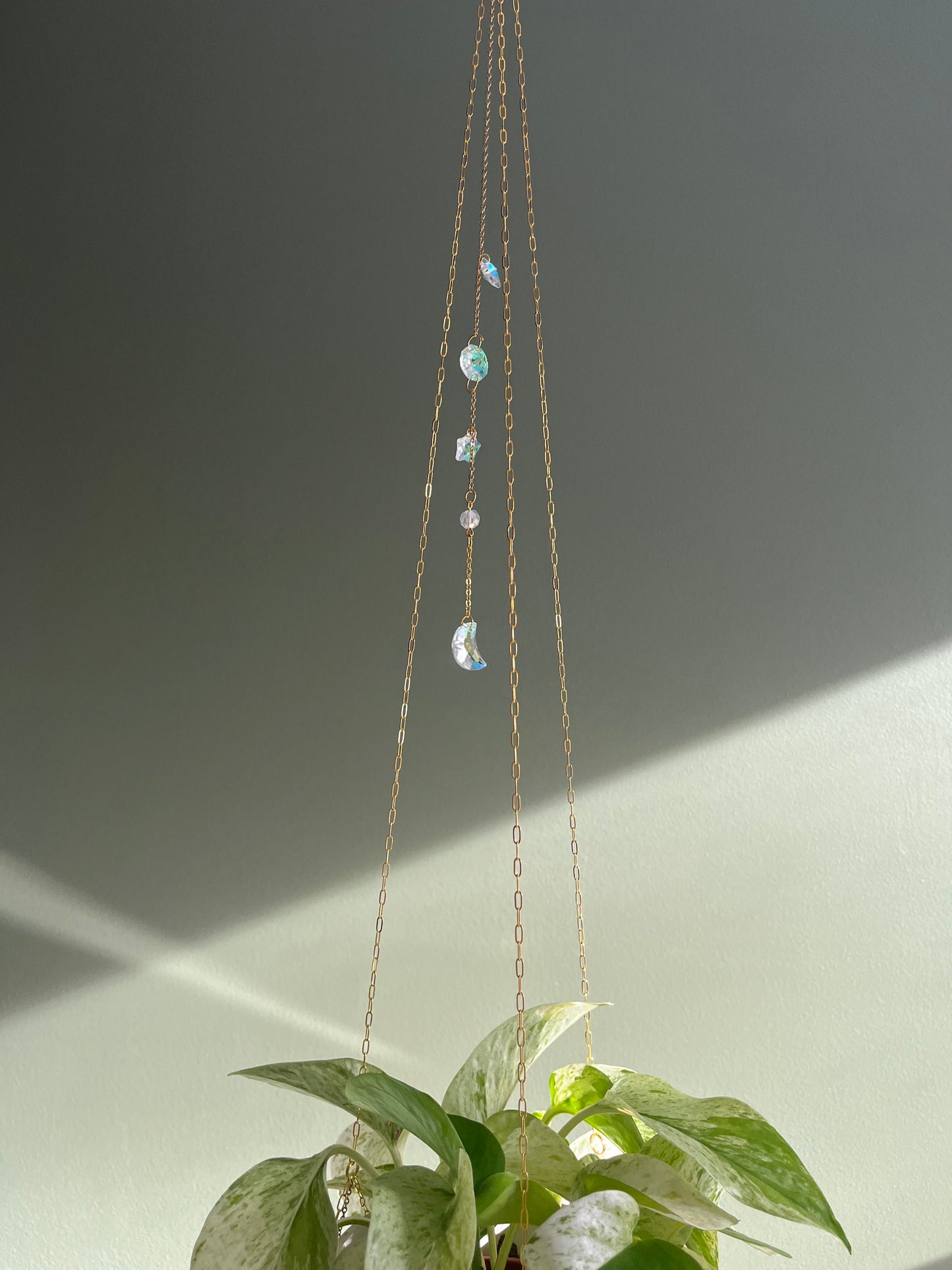 Golden Paper Clip Suncatcher