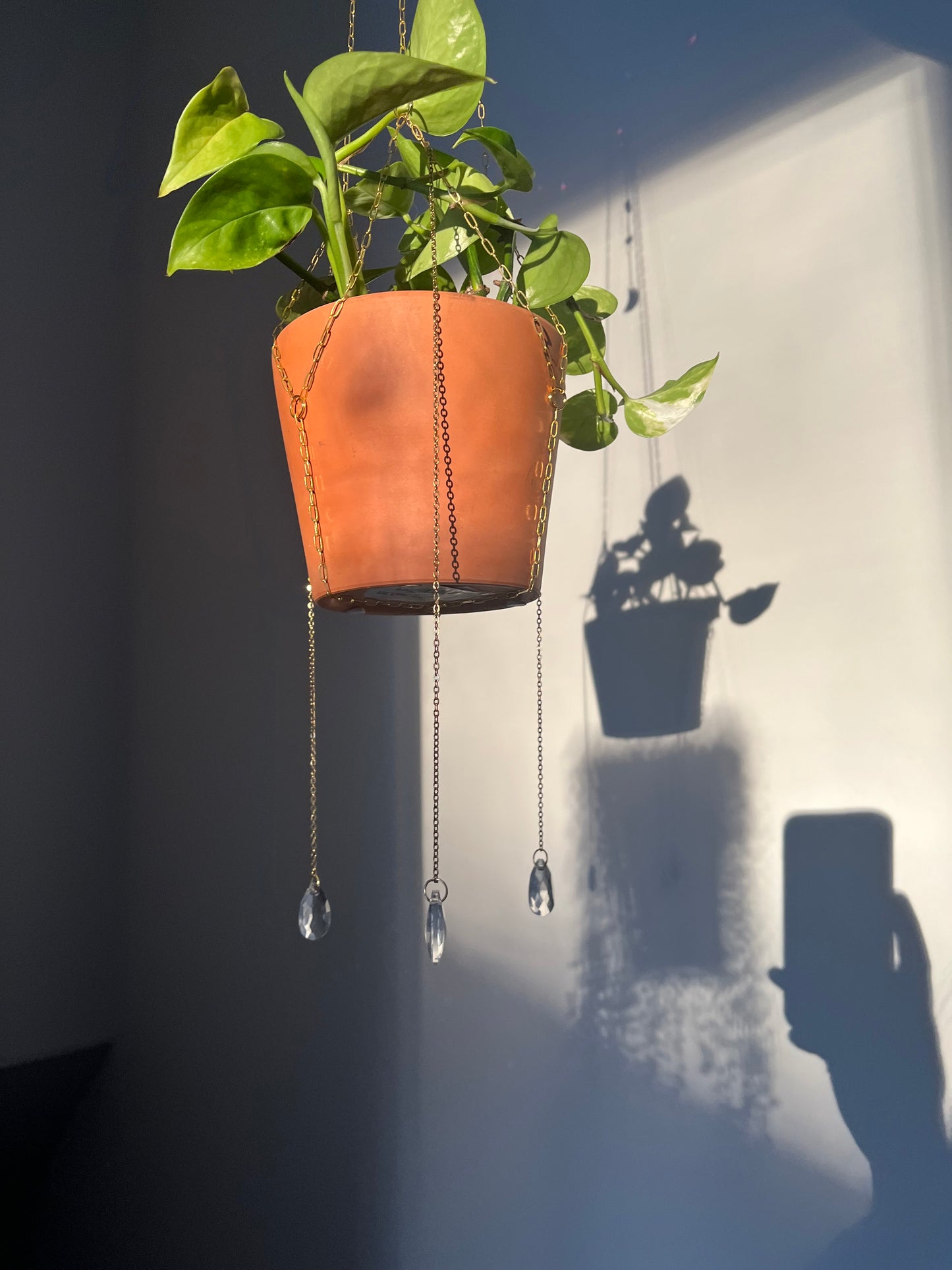 Golden Paper Clip Suncatcher