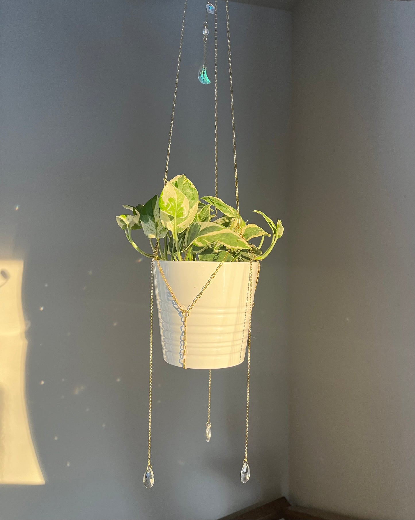Golden Paper Clip Suncatcher