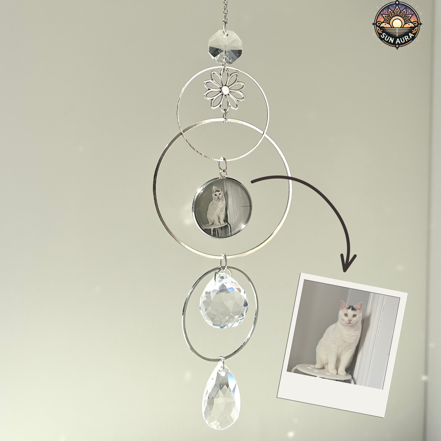 Custom Photo Suncatcher