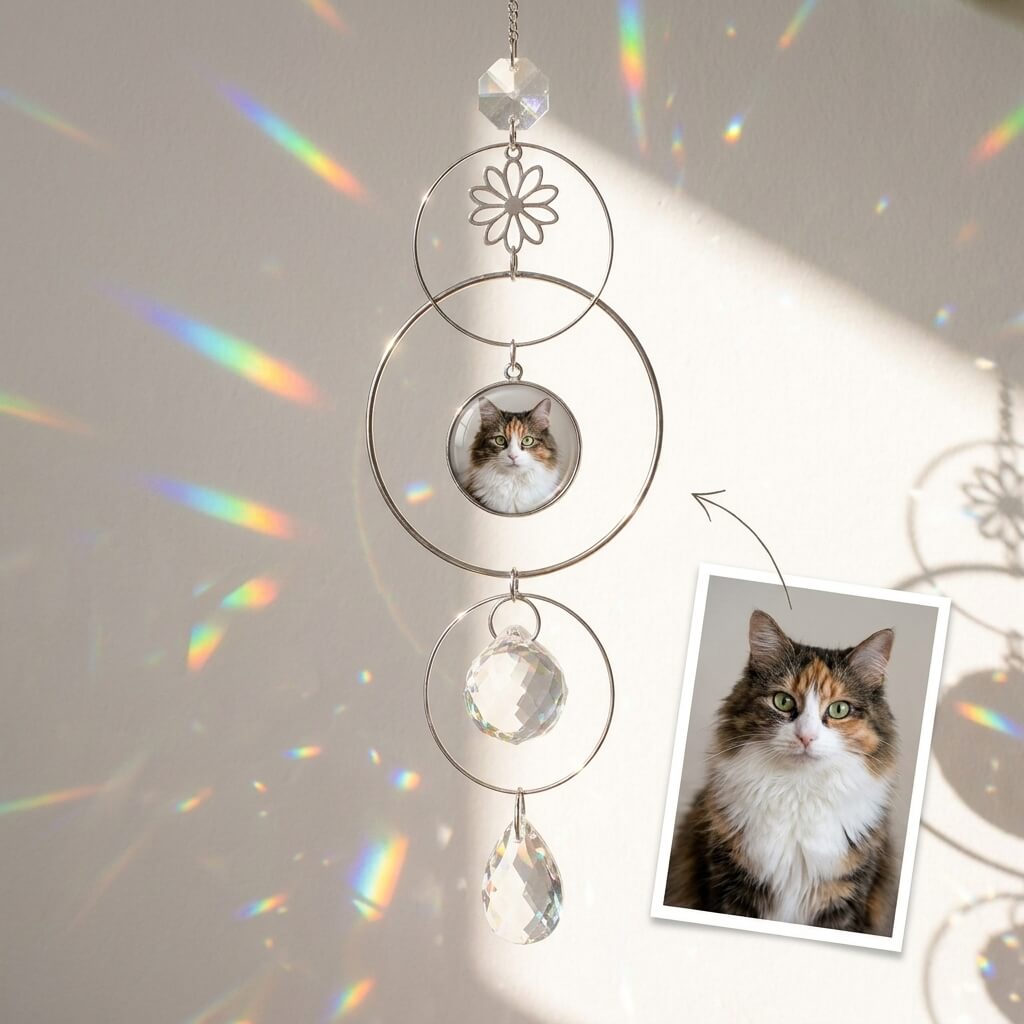 Custom Photo Suncatcher