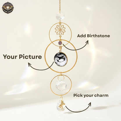 Custom Charm Photo Suncatcher