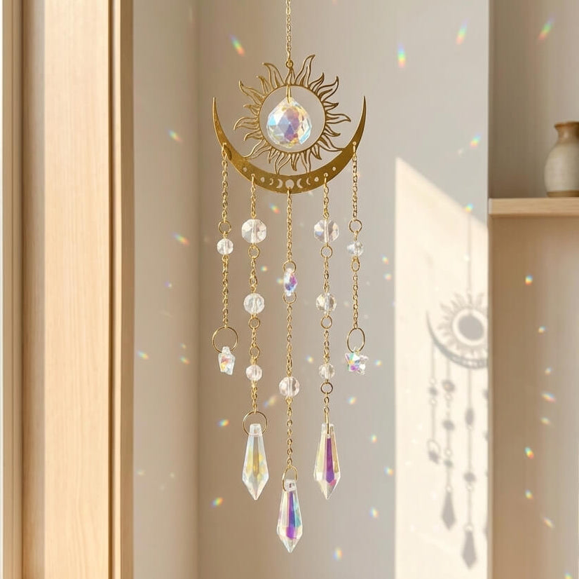 hanging crystal suncatcher